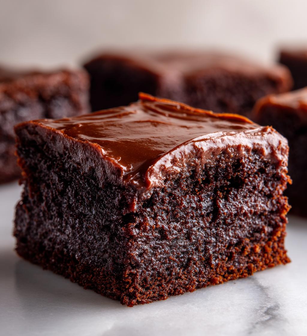 Mocha Frosted Brownies - detail 1