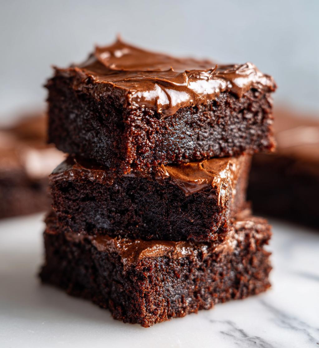 Mocha Frosted Brownies