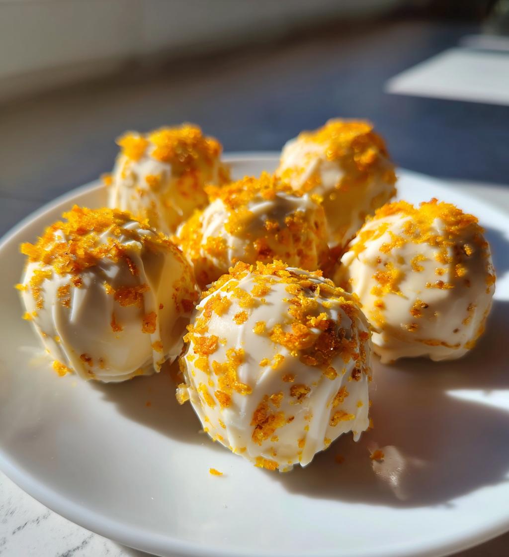 Orange Creamsicle Truffles - detail 1