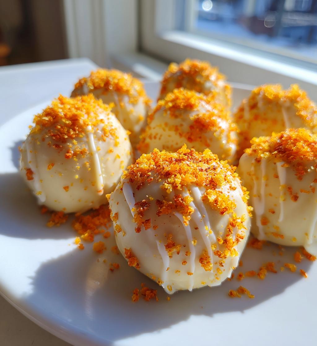 Orange Creamsicle Truffles
