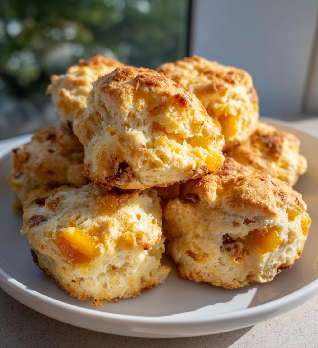 Peach Butter Swim Biscuits - detail 1