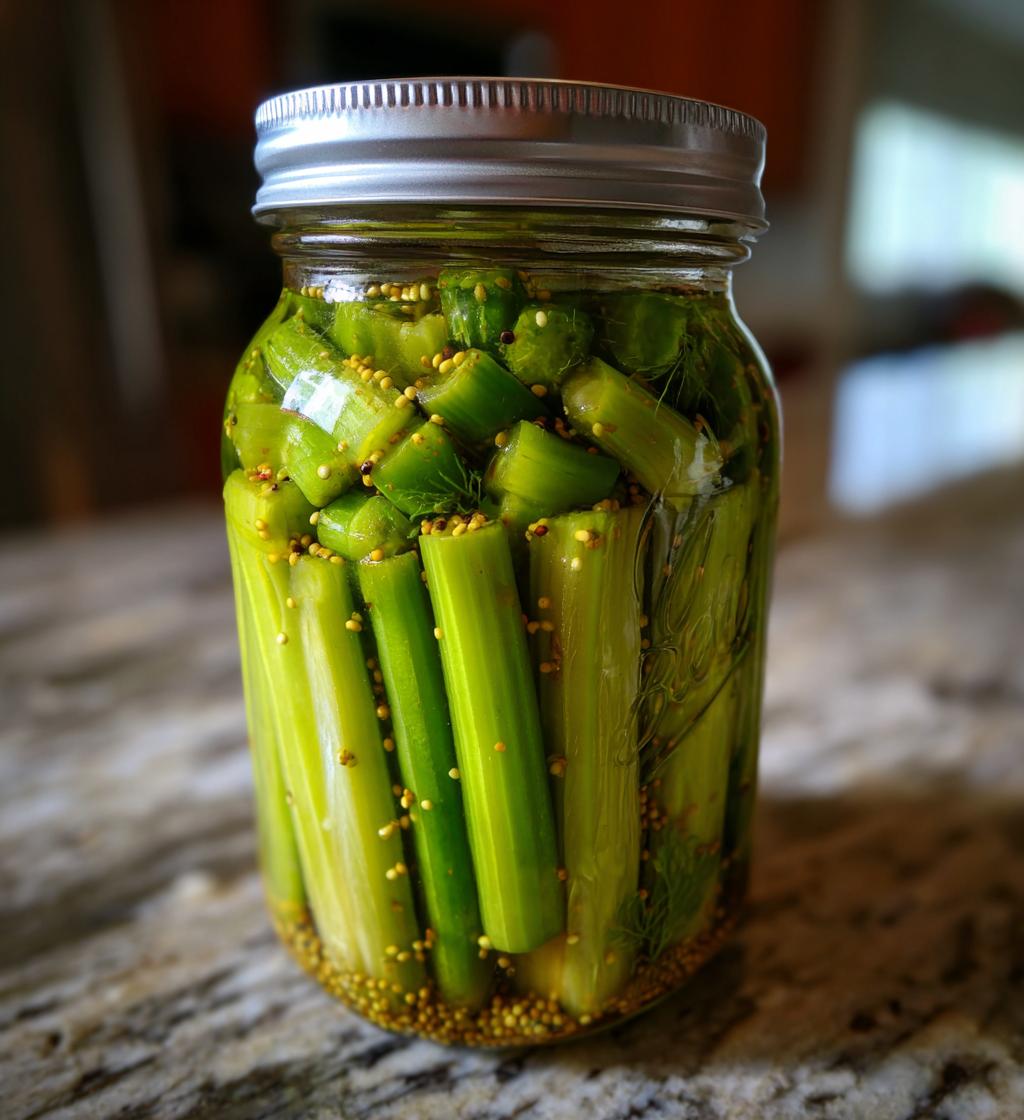 Pickled Celery - detail 1