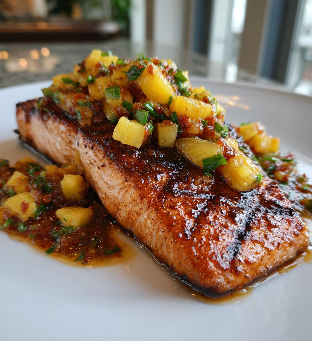 Pineapple Salmon - detail 1