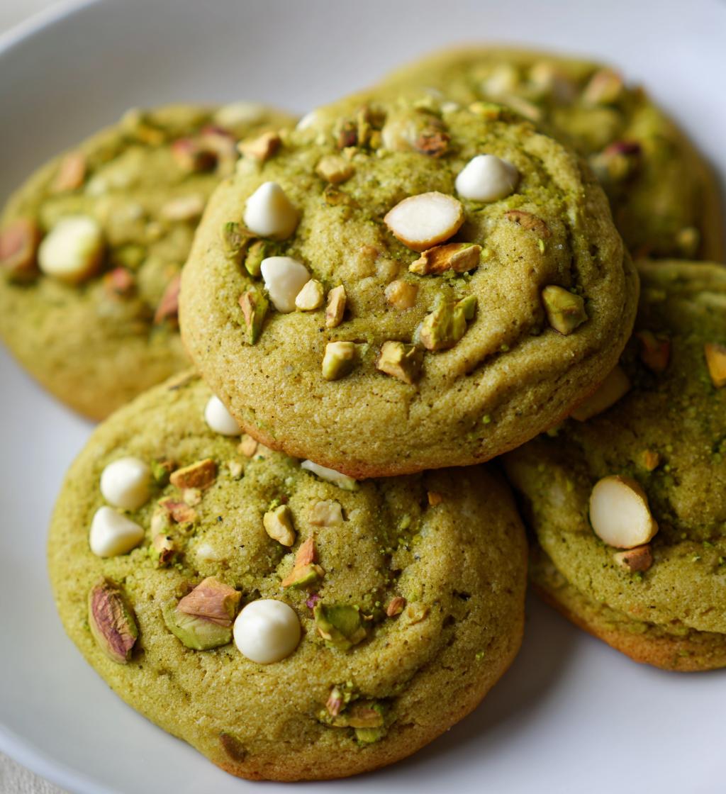 Pistachio Pudding Cookies