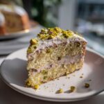 Pistachio Rose Milk Cake
