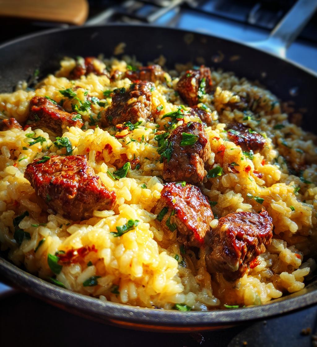Queso Steak Rice