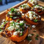 Roasted Sweet Potato Feta Rounds
