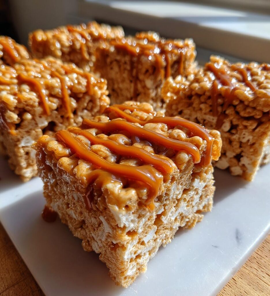 Salted Caramel Rice Krispies