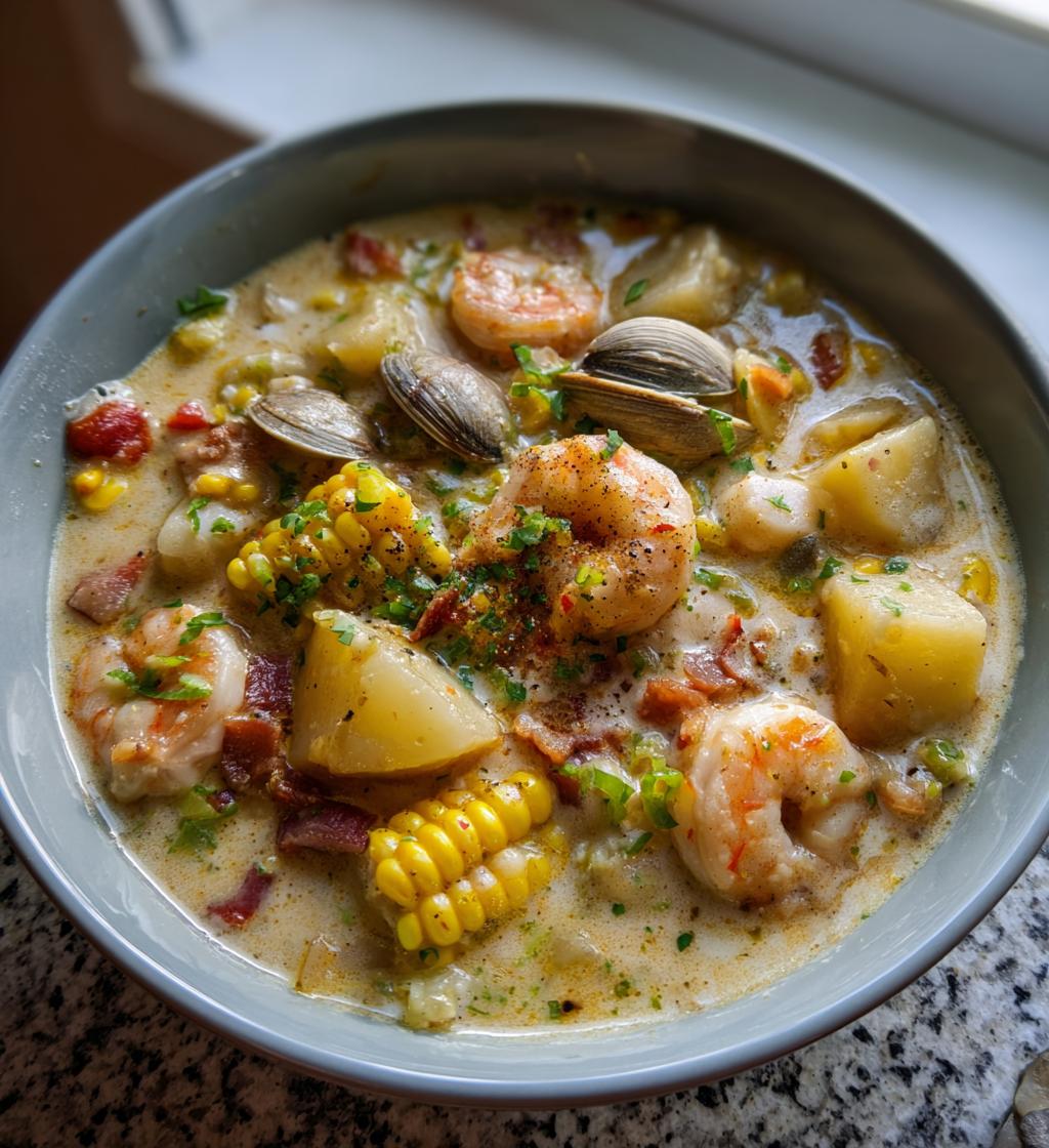 Seafood Chowder - detail 1