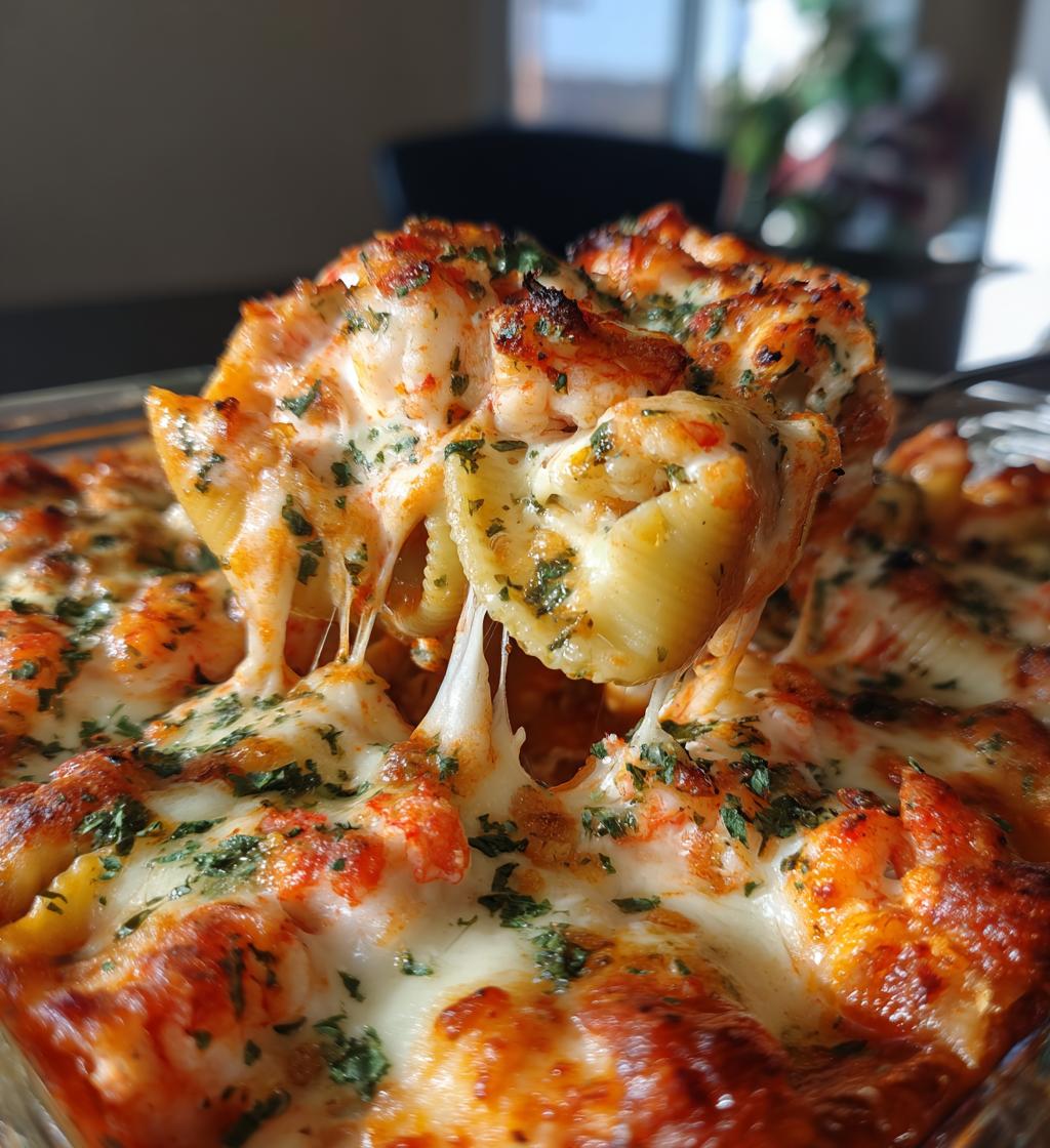Seafood Stuffed Shells - detail 1
