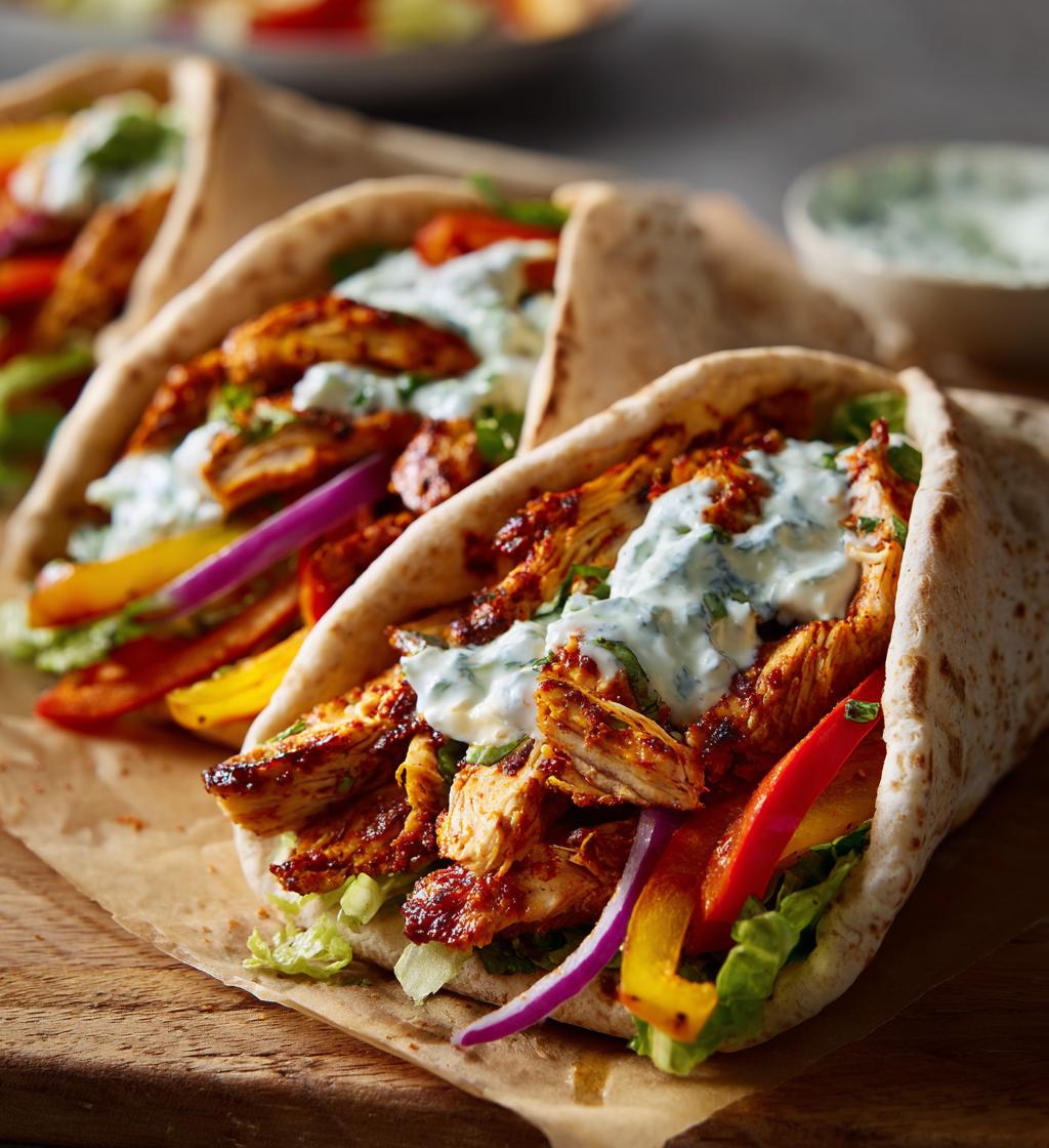 Sheet Pan Chicken Pitas