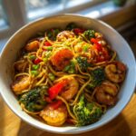 Shrimp Noodle Stir Fry