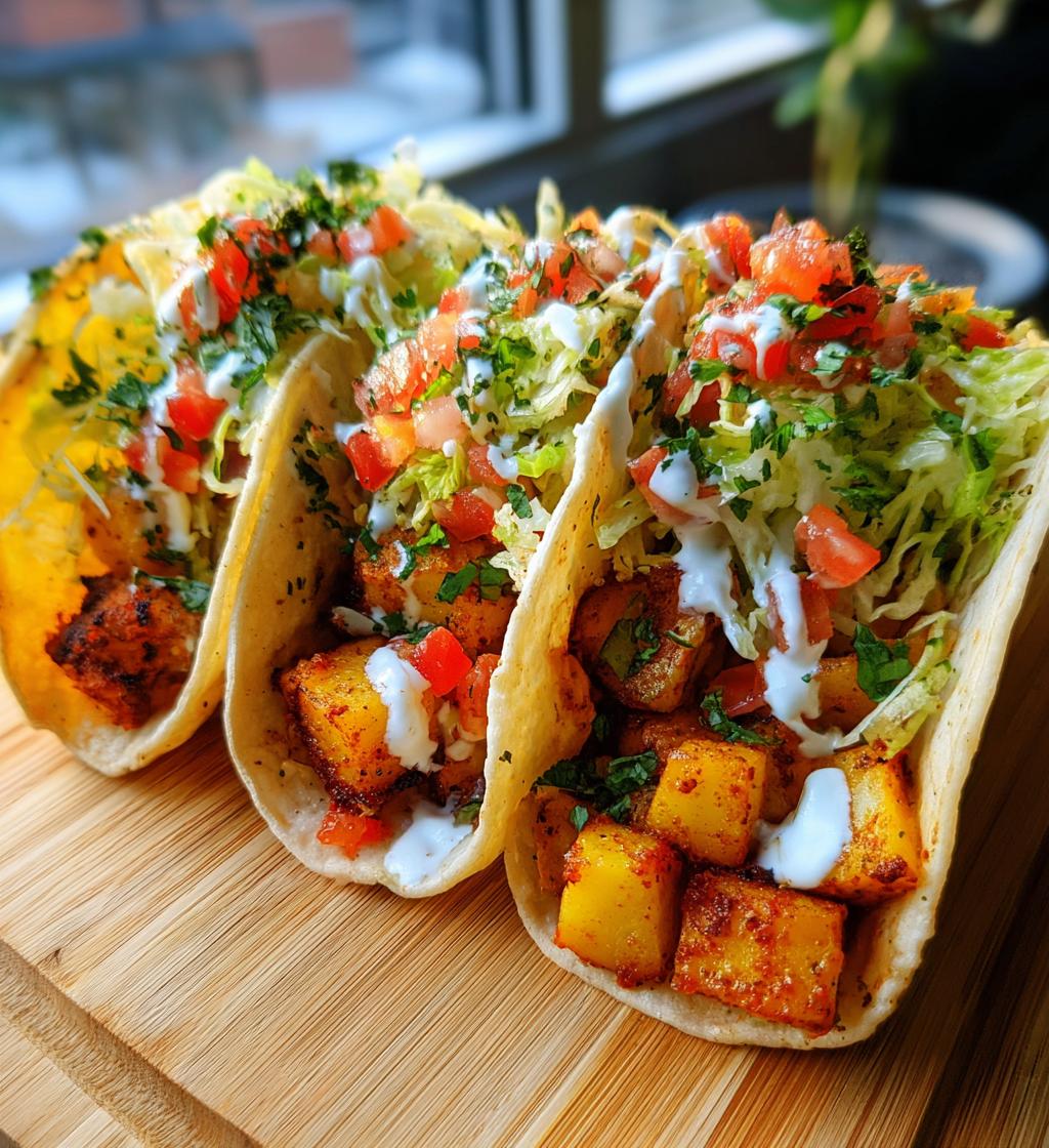 Spicy Potato Soft Tacos
