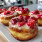 Strawberry Cheesecake Donuts