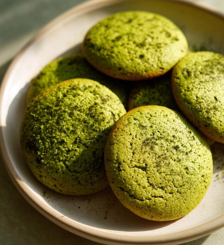 Strawberry Matcha Cookies