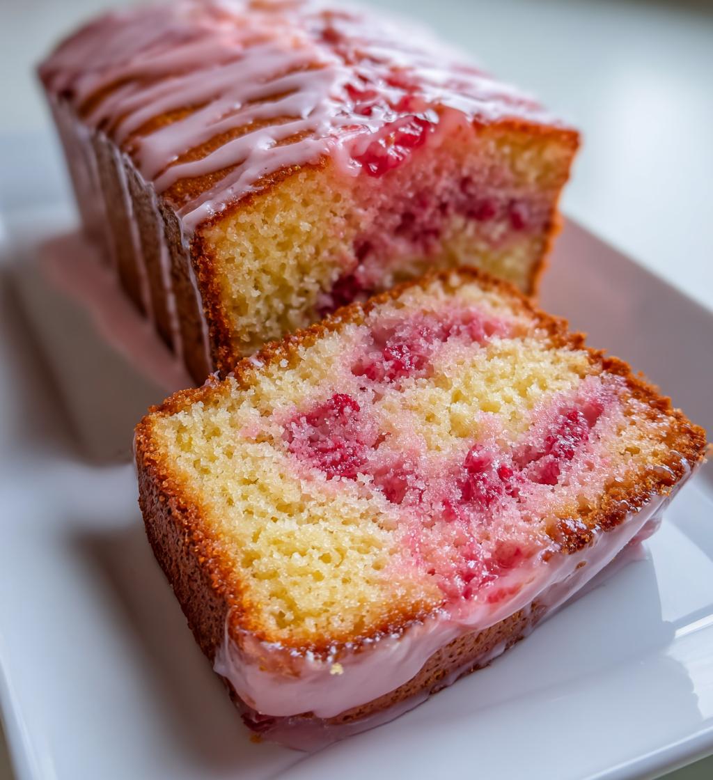 Strawberry Milkshake Pound Cake