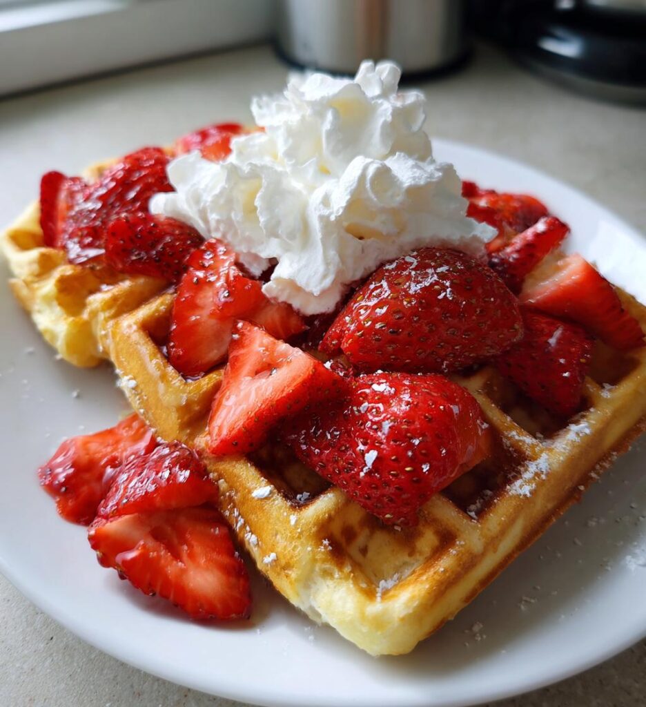 Strawberry Waffles