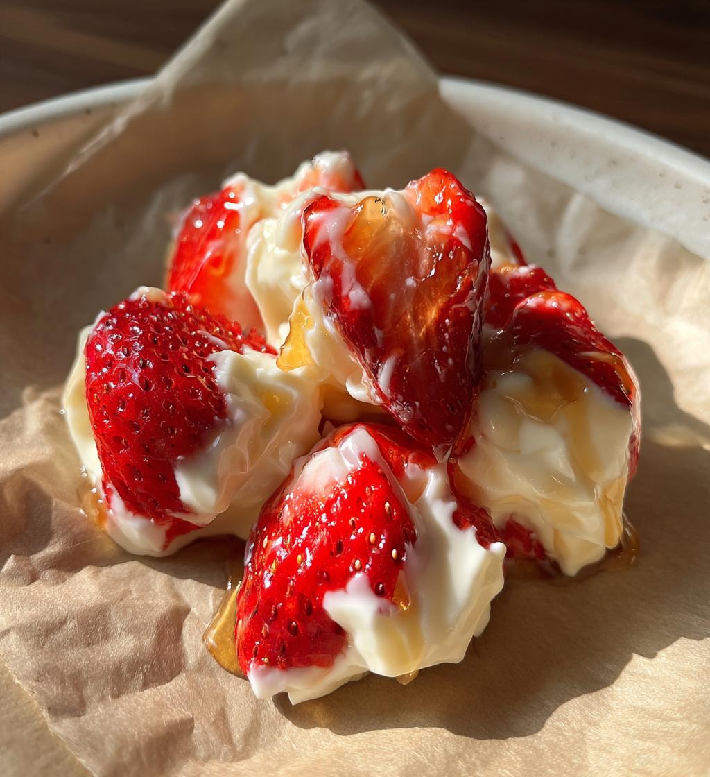 Strawberry Yogurt Clusters