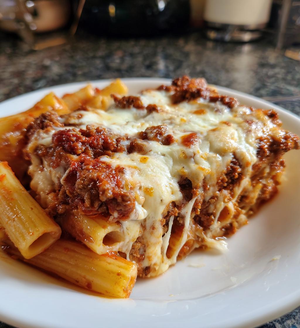 Stuffed Beef Rigatoni