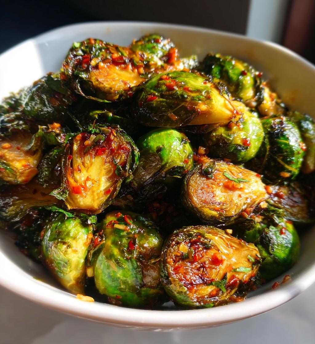 Sweet Chili Brussels Sprouts