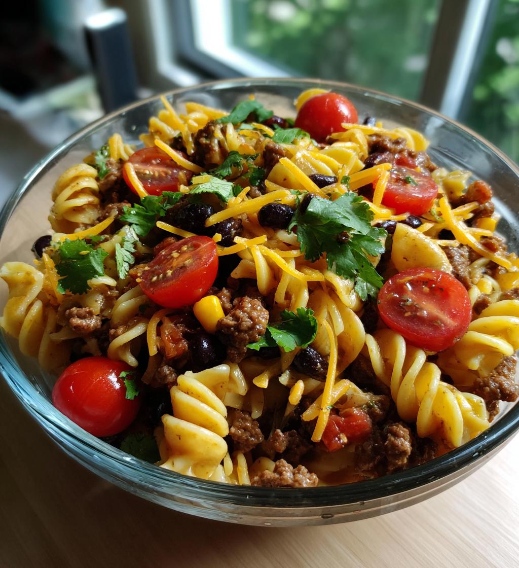 Taco Pasta Salad - detail 1