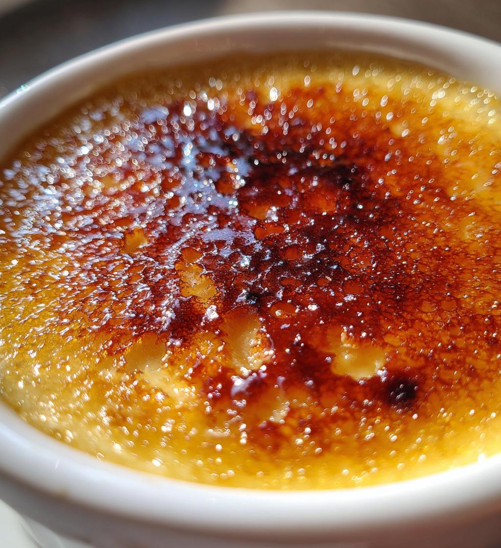 Thai Tea Creme Brulee - detail 1