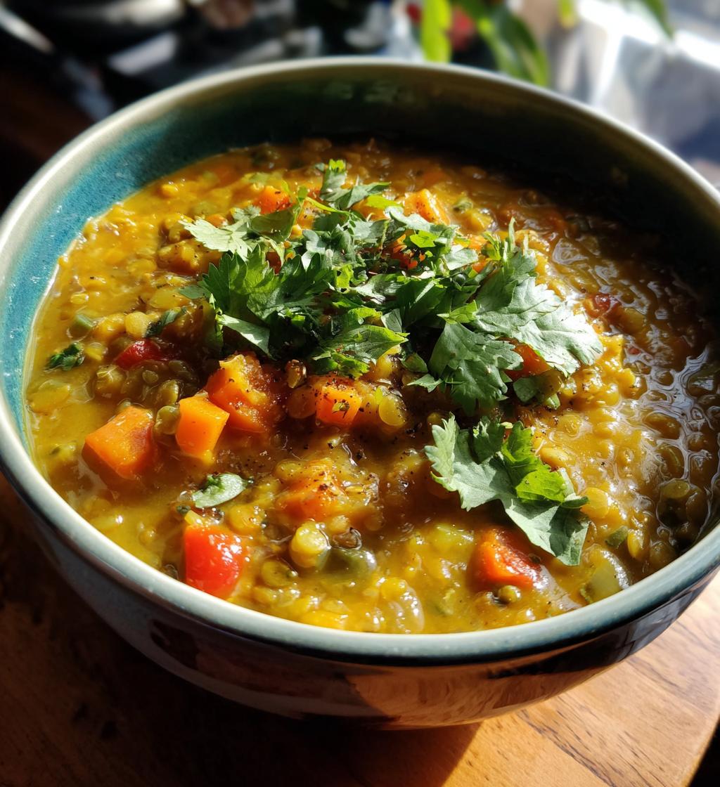 Vegan Curry Lentil Soup
