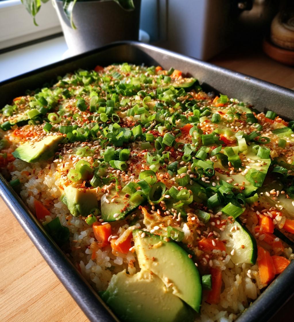 Vegan Sushi Bake - detail 1