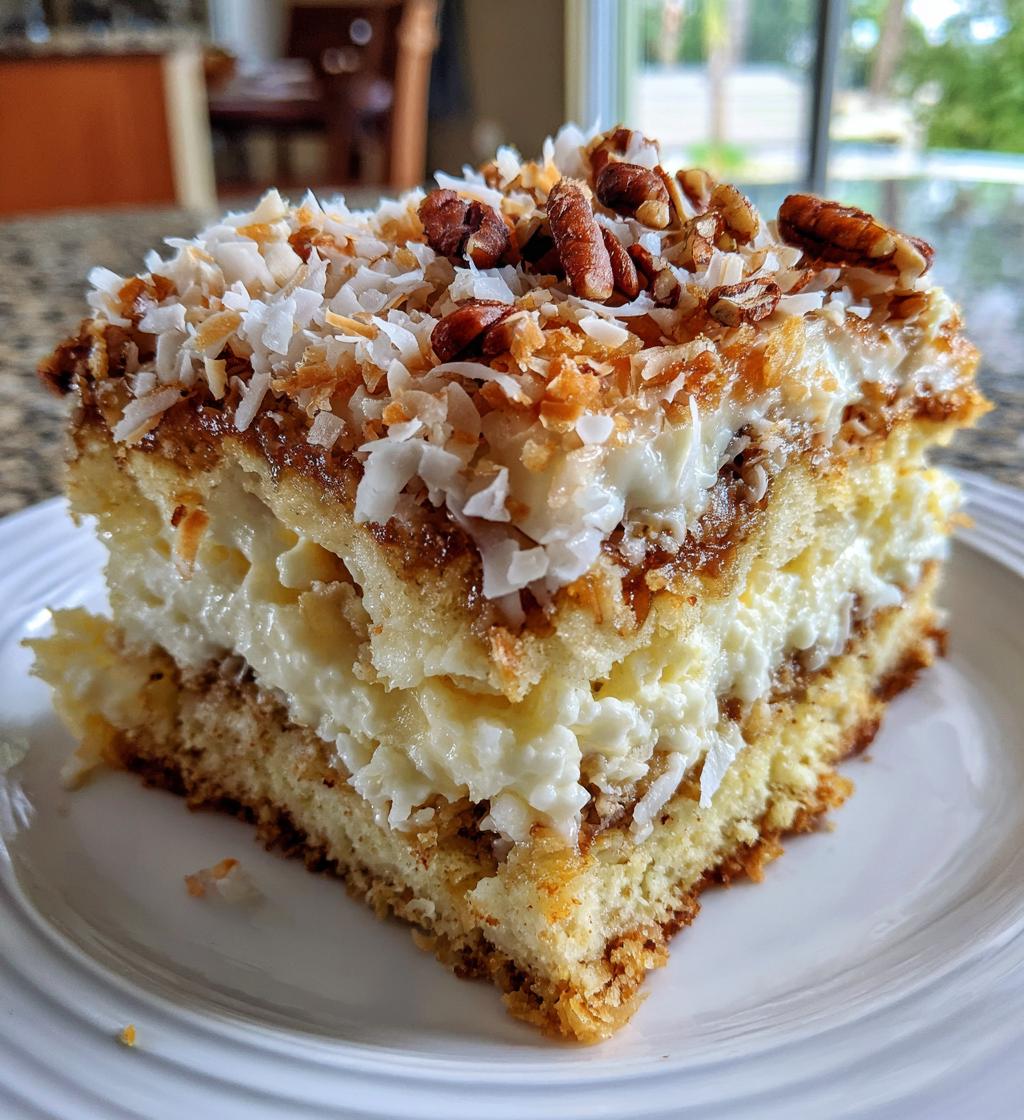 White German Chocolate Cheesecake Cake - detail 1