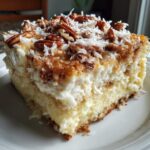 White German Chocolate Cheesecake Cake
