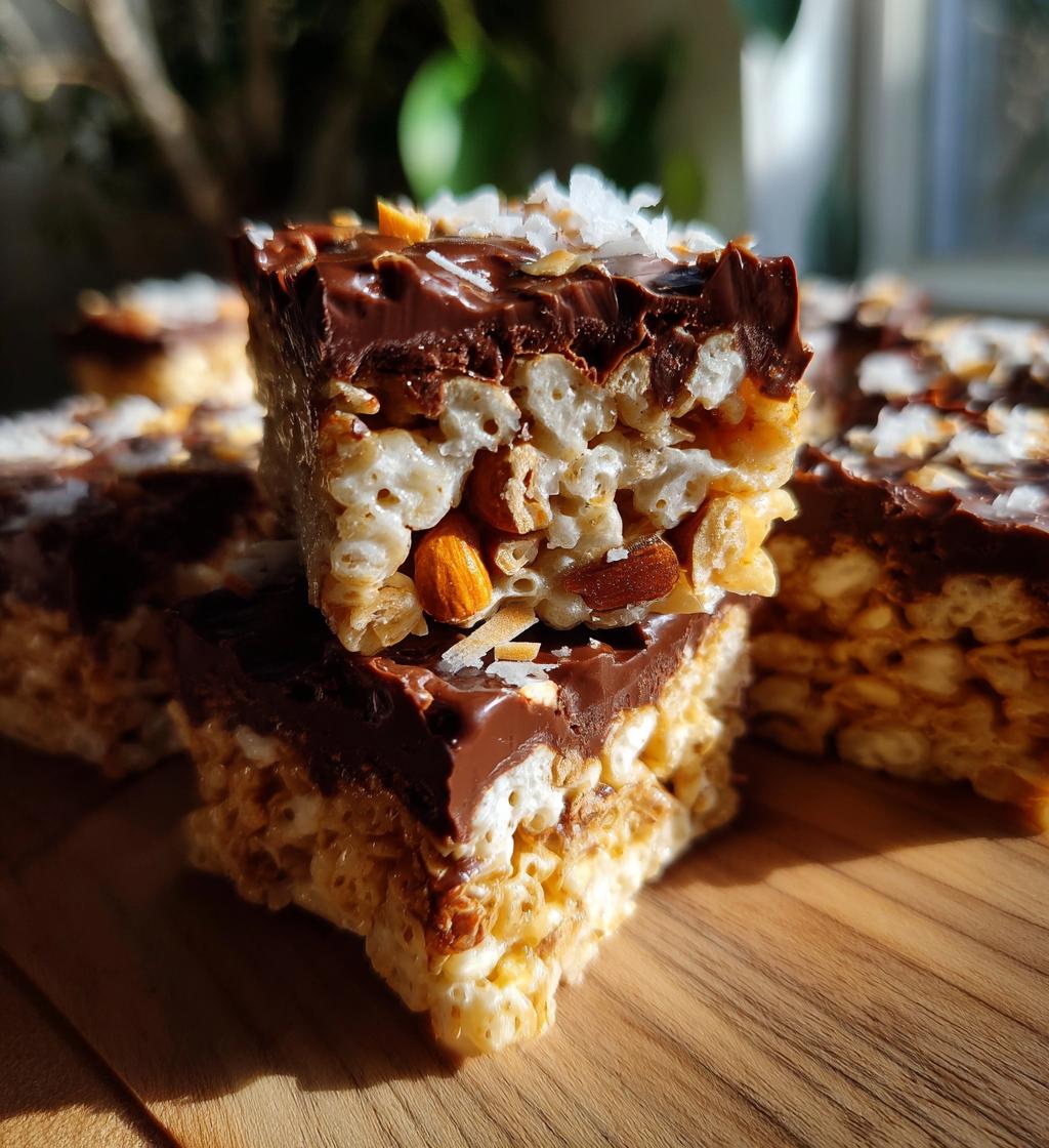 Almond Joy Krispie Treats