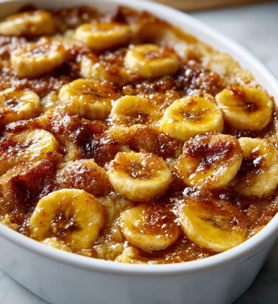 Bananas Foster Cobbler