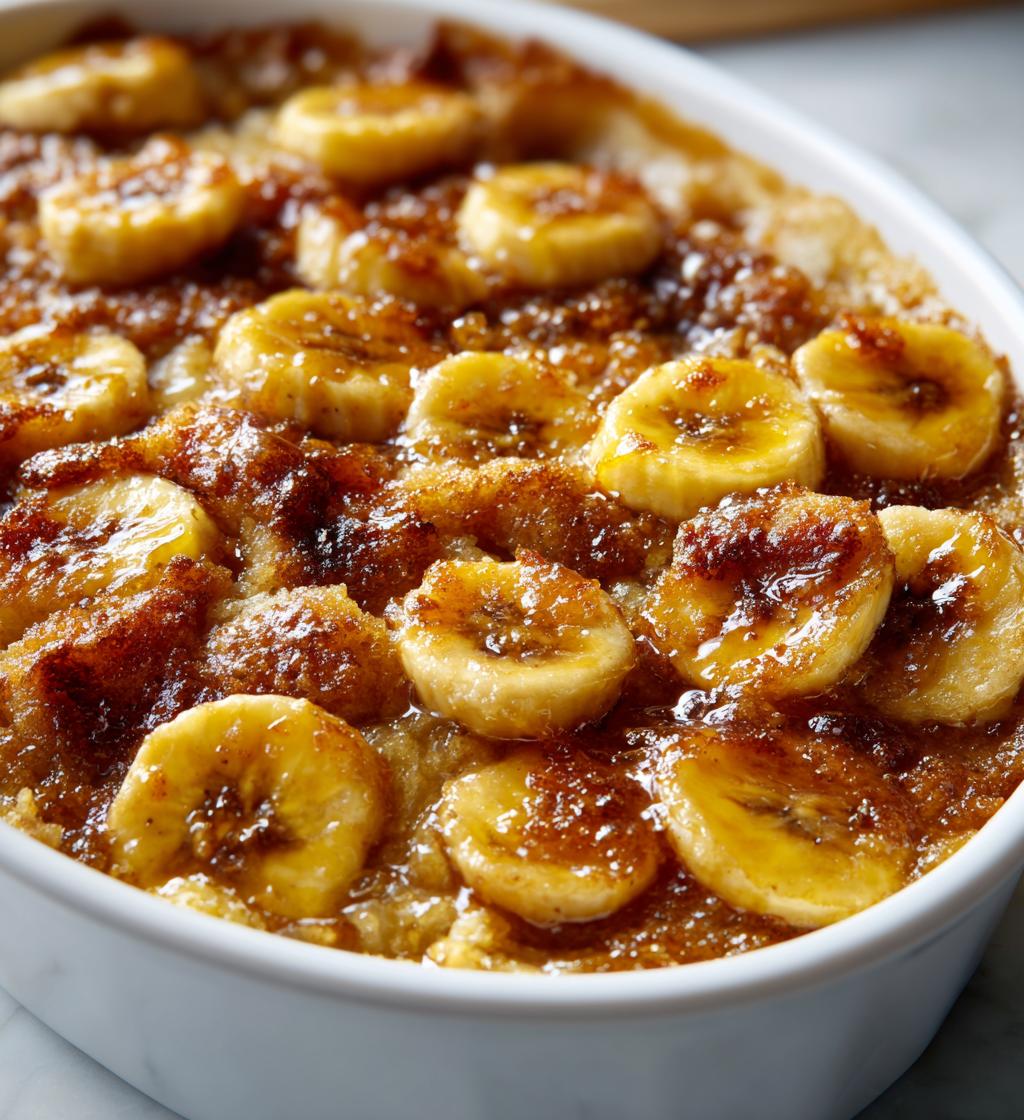 Bananas Foster Cobbler