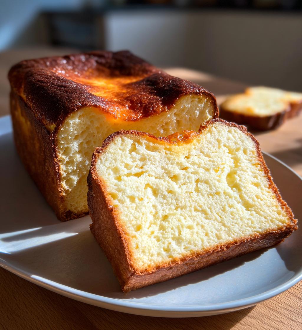 Basque Cheesecake Loaf