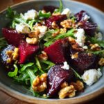 Beet Arugula Feta Salad