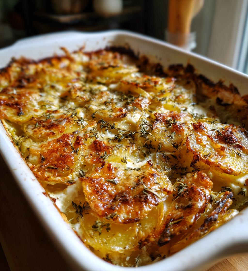 Boursin Scalloped Potatoes