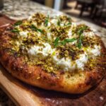 Burrata Pistachio Pizza