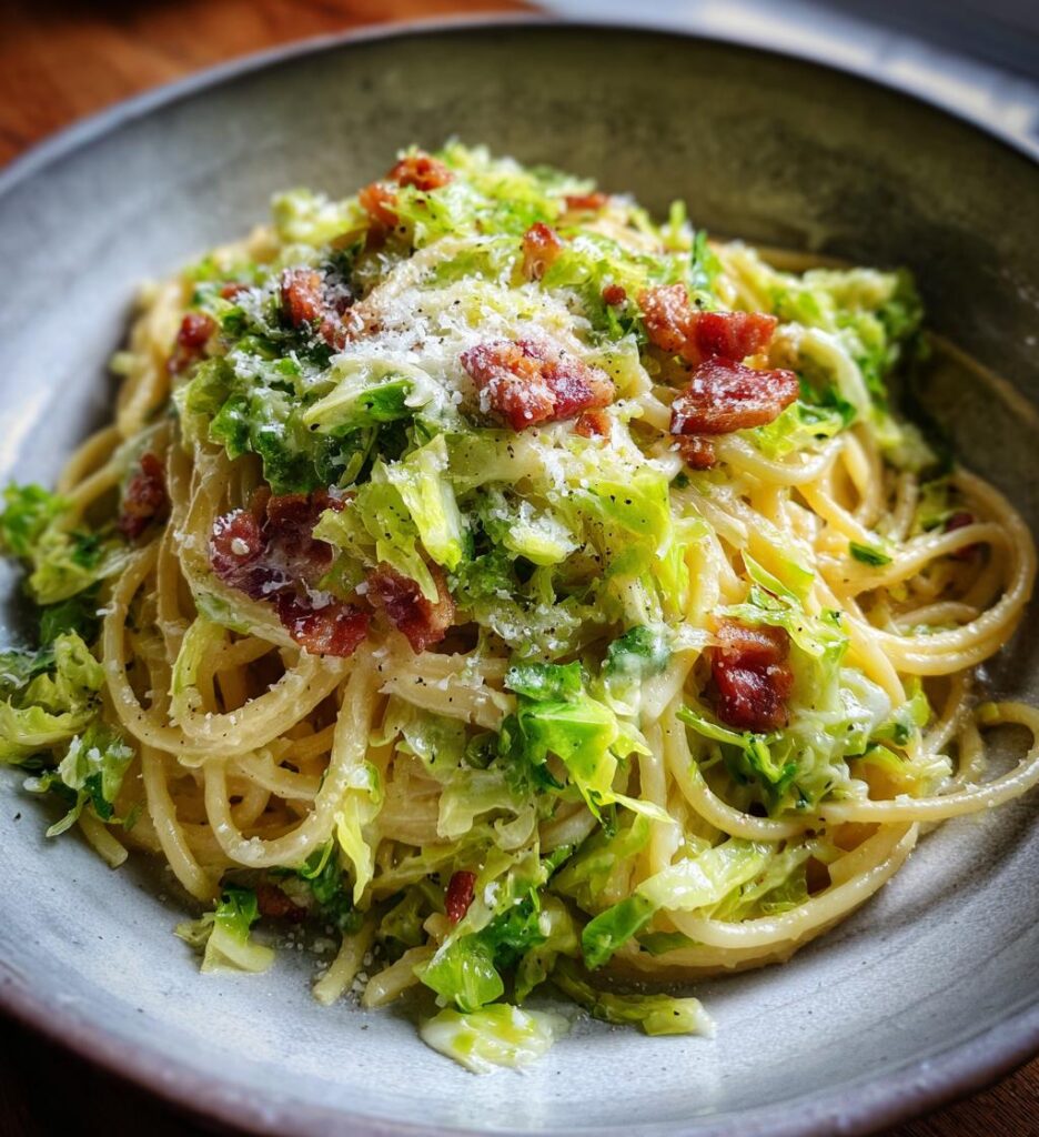 Cabbage Carbonara
