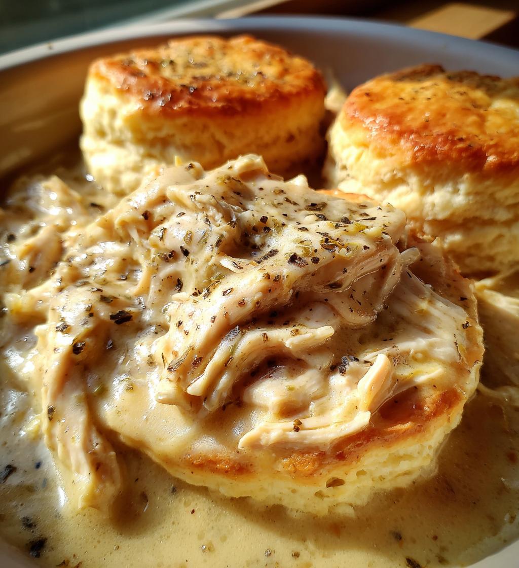 Chicken Biscuits Gravy