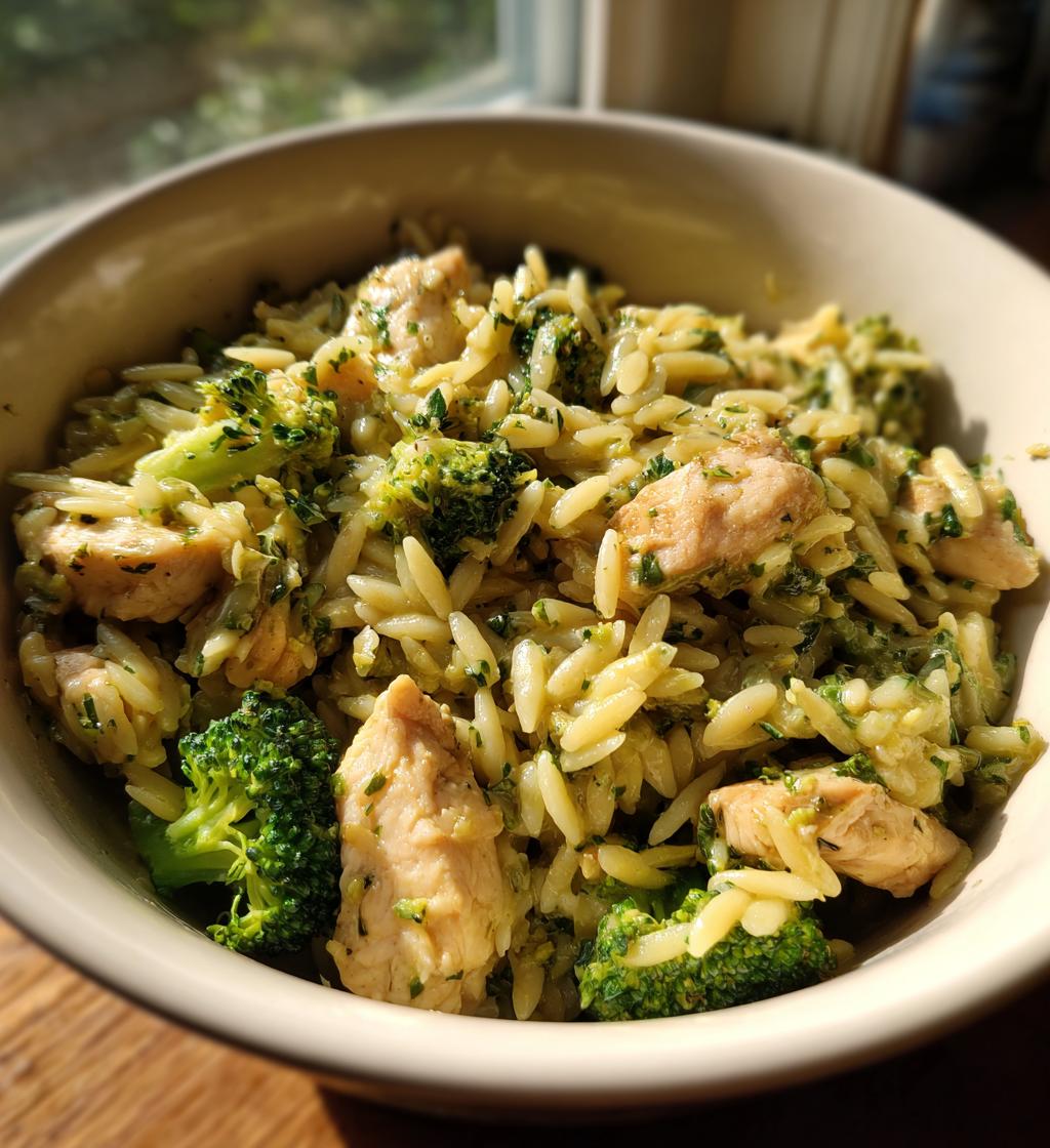 Chicken Broccoli Orzo