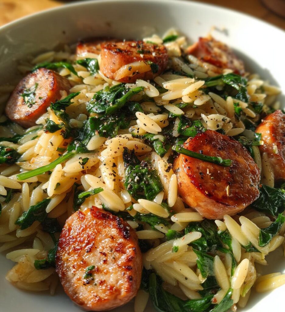 Chicken Sausage Orzo