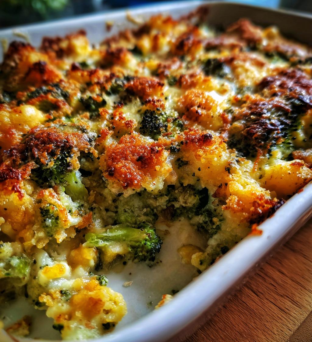 Chickpea Broccoli Casserole