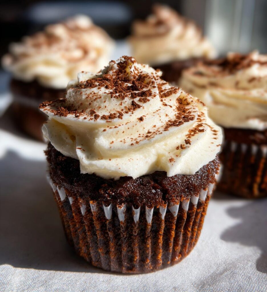 Chocolate Tiramisu Cupcakes