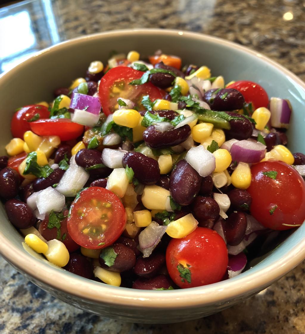 Cilantro Lime Bean Salad