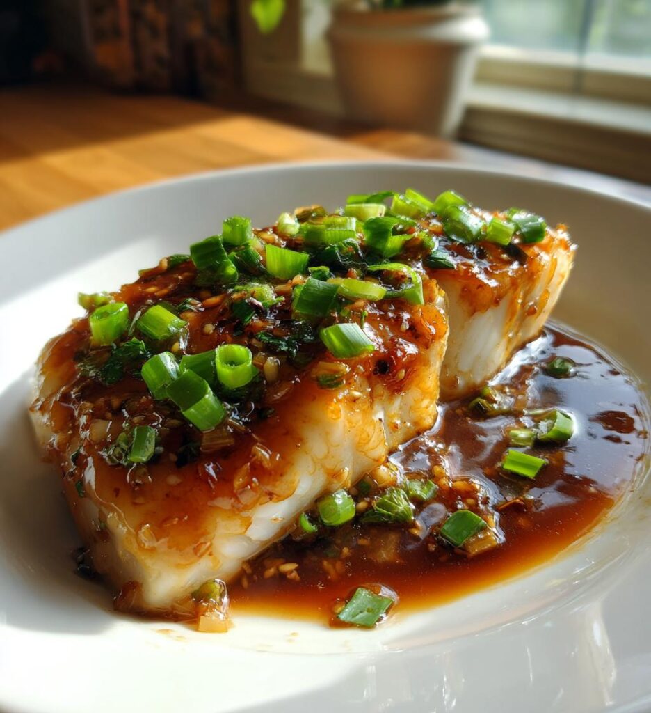 Cod Ginger Soy Glaze