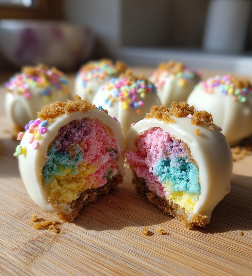 Cotton Candy Cheesecake Bombs