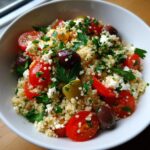 Couscous Olive Feta Salad