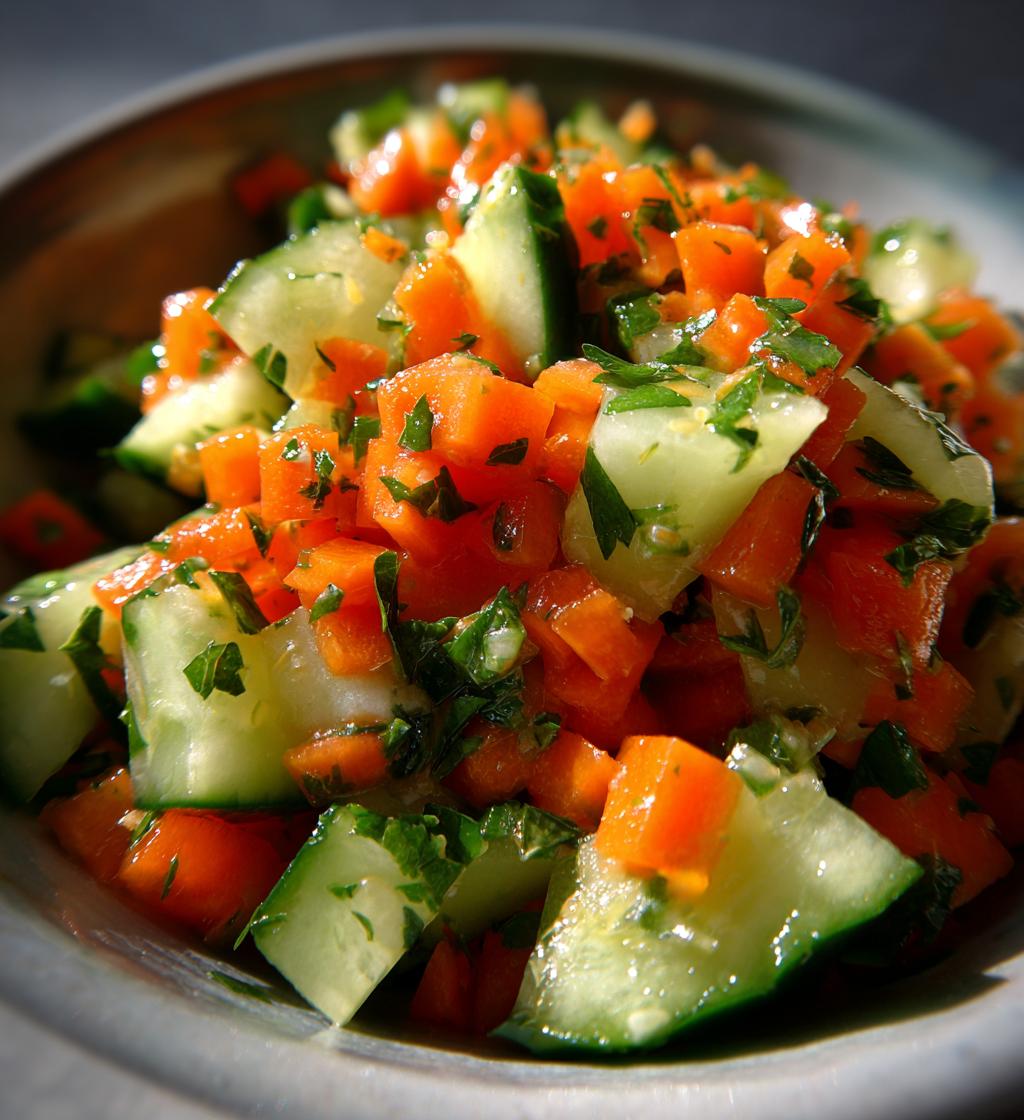 Cucumber Carrot Salad