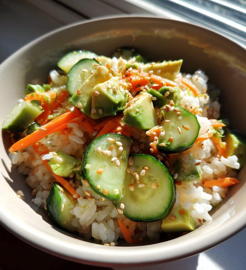 Cucumber Sushi Salad