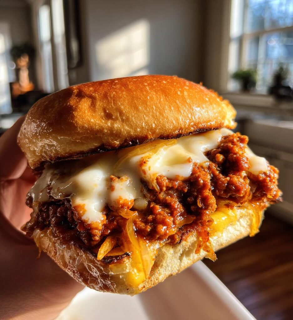 French Onion Sloppy Joes